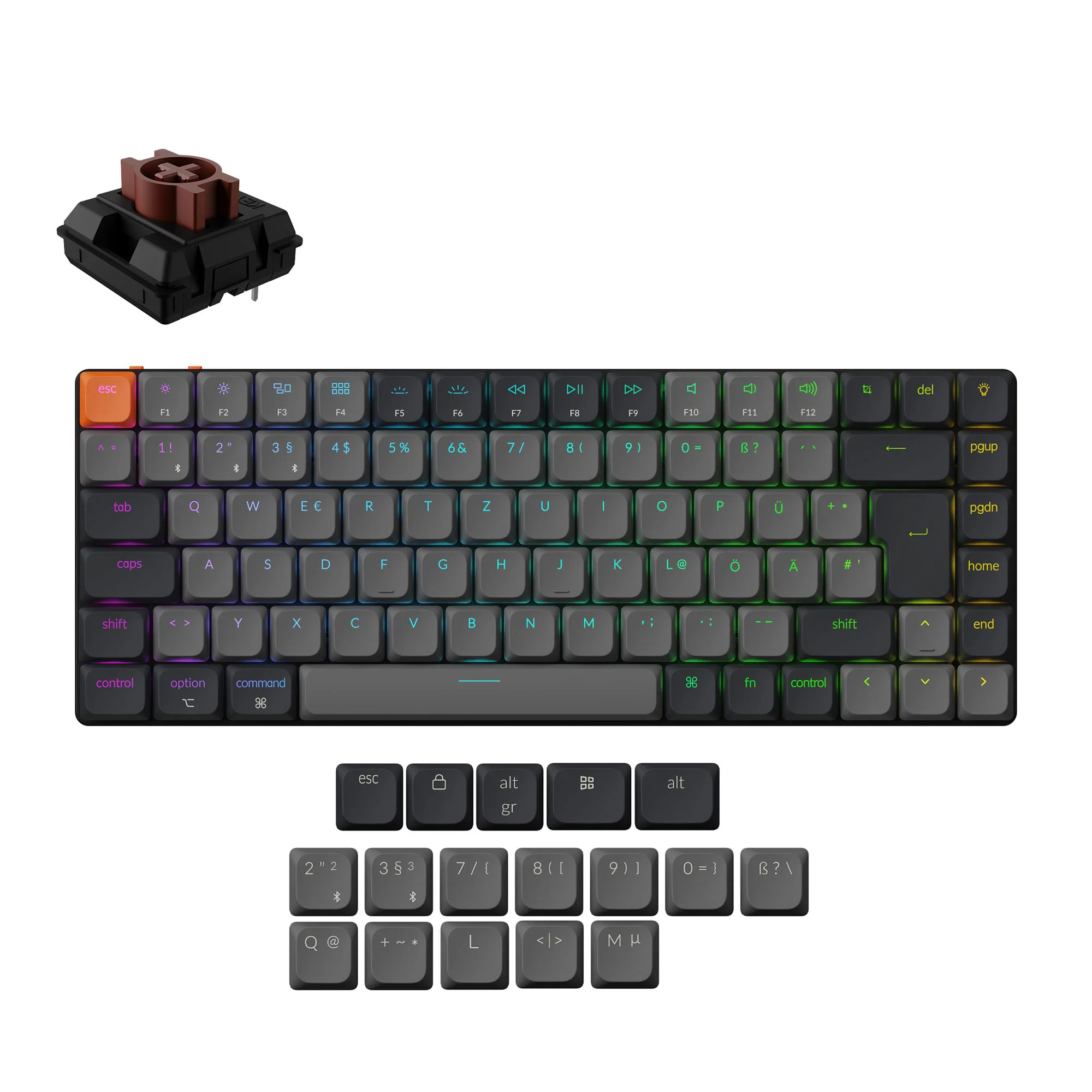 Keychron K3 QMK Wireless Mechanical Keyboard (ISO Layout) - Version 3 - Image 5