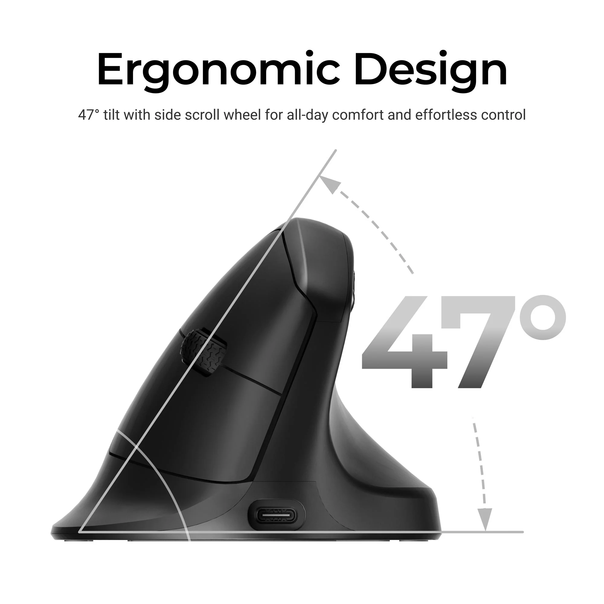 Keychron M5 8K Wireless Ergonomic Mouse - Image 3