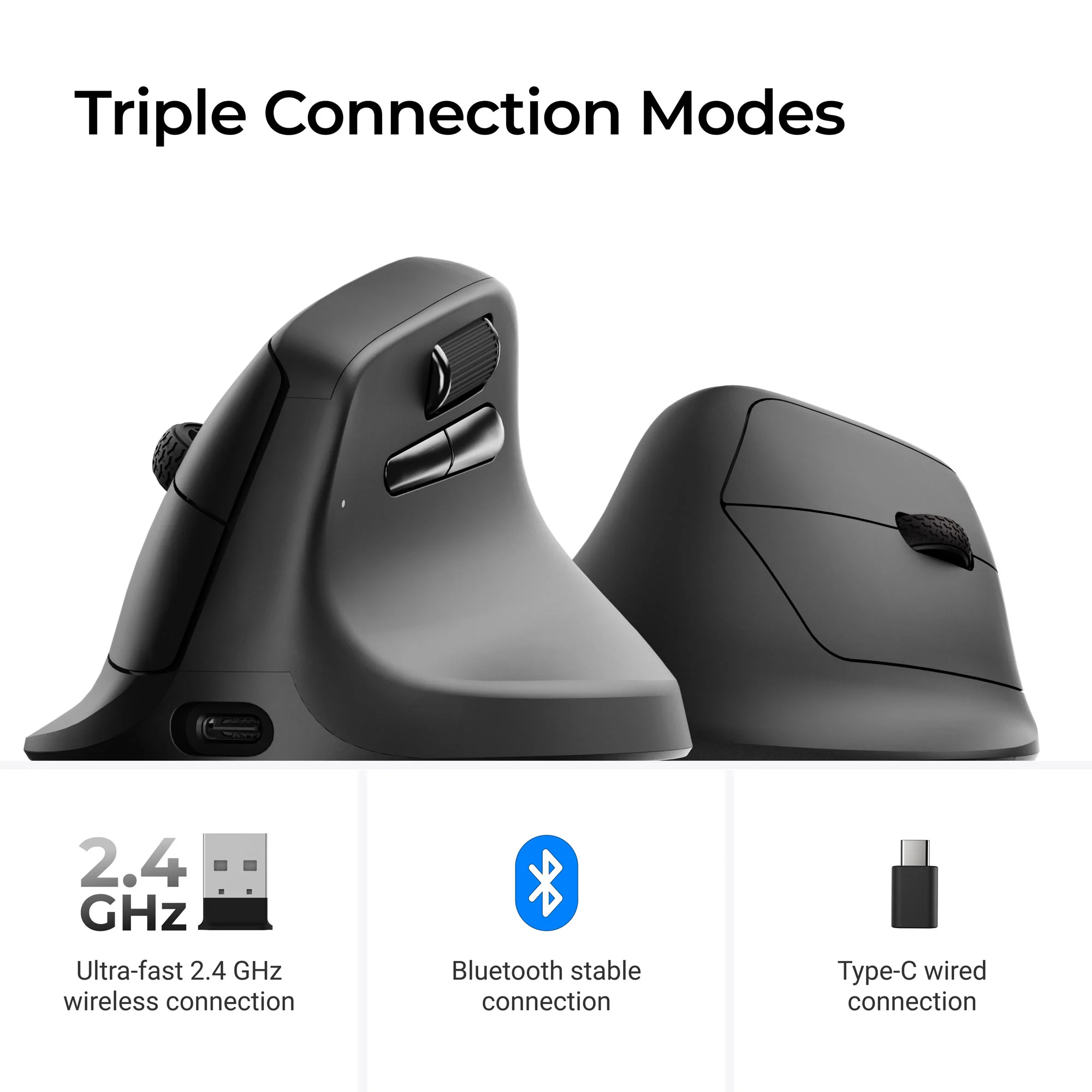 Keychron M5 8K Wireless Ergonomic Mouse - Image 4