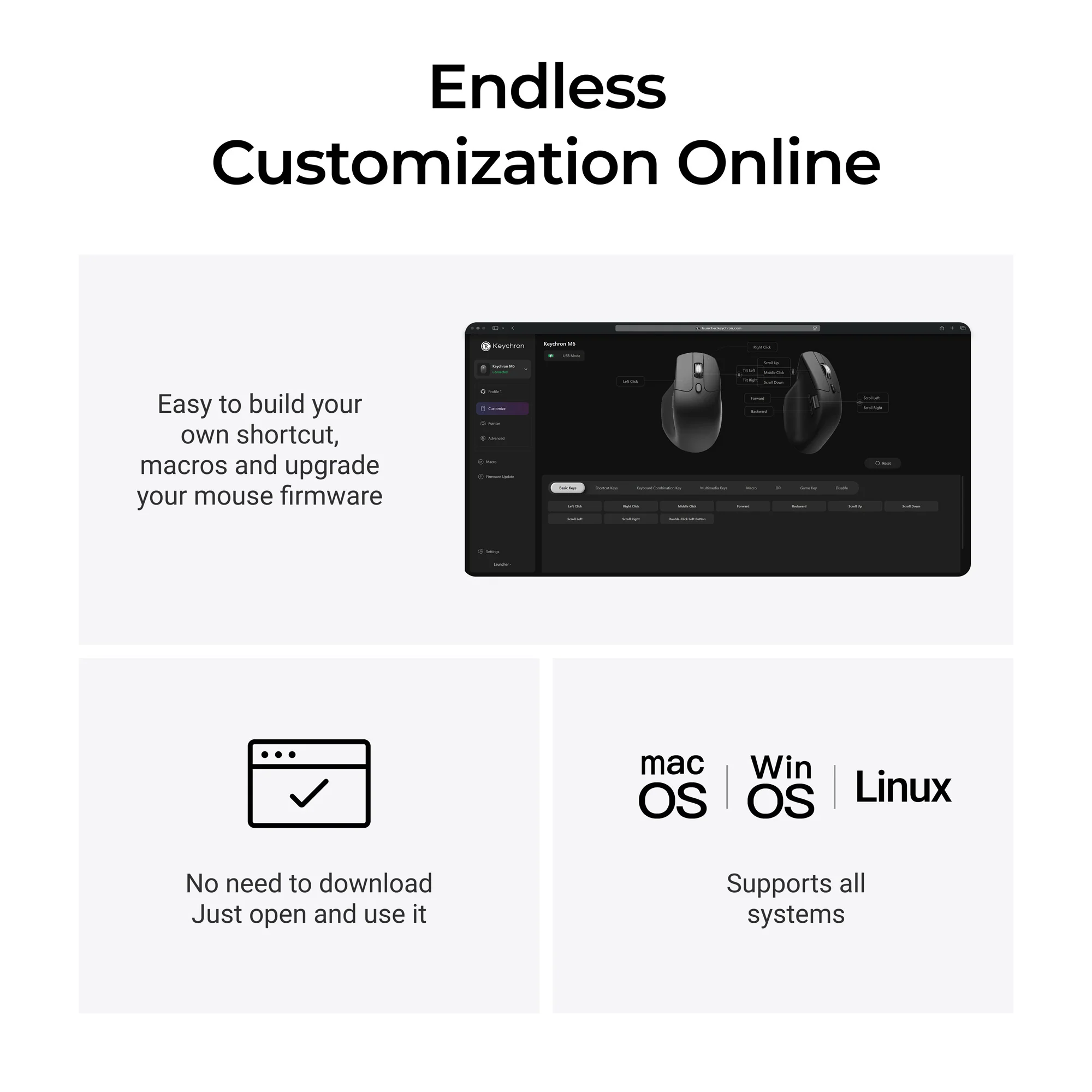 Keychron M6 Silent 8K Wireless Mouse - Image 5