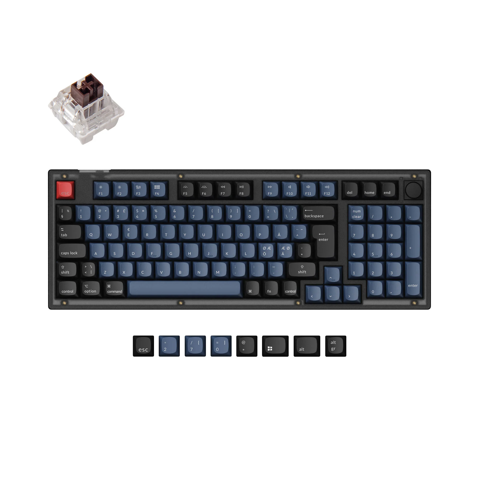 Keychron V5 QMK Custom Mechanical Keyboard ISO Layout Collection - Image 2