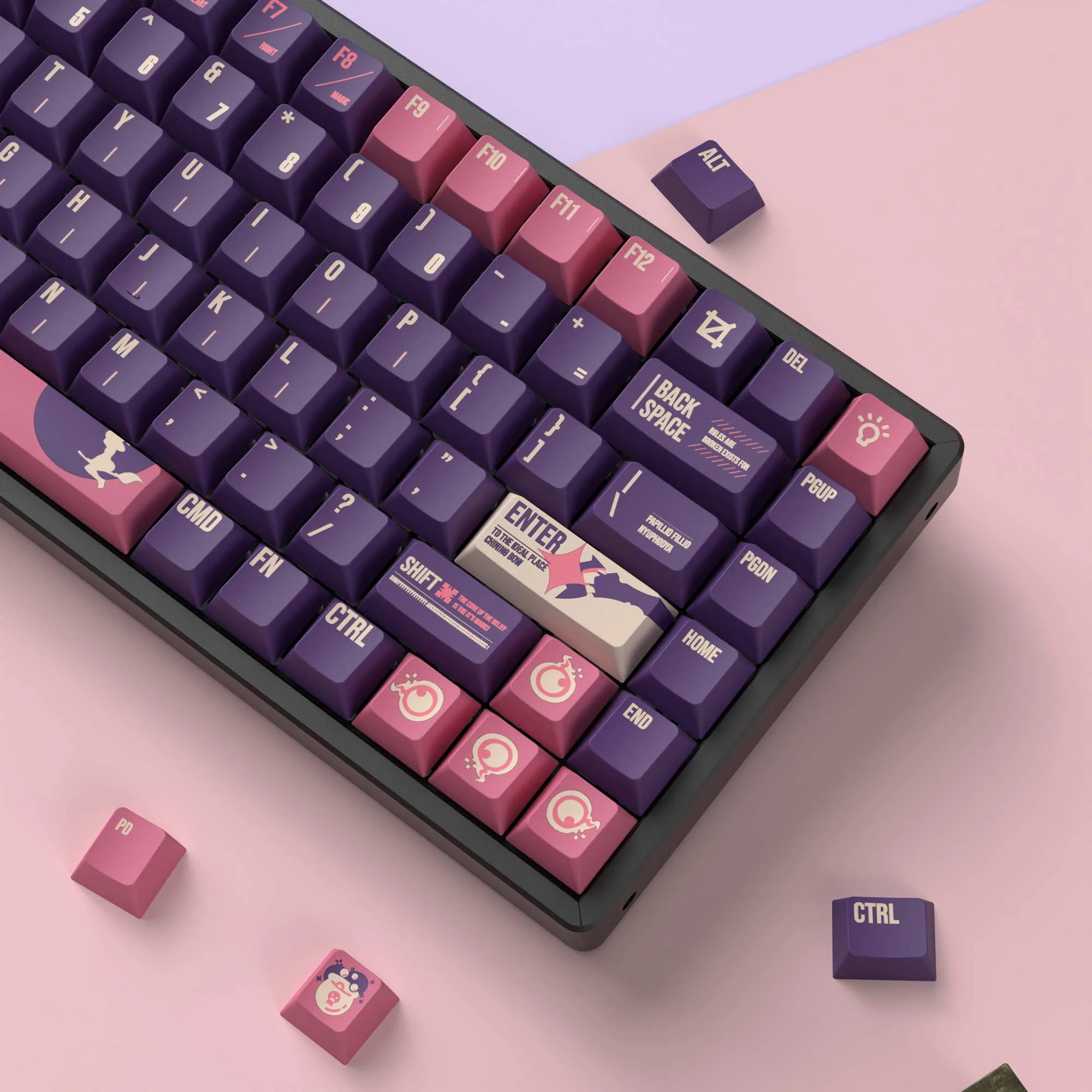 ISO Lunar Witch - Cherry Profile Dye-Sub PBT Full Keycap Set - Image 3
